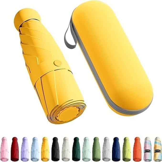 Portable  Pocket Umbrella with Rubberized Loop Handle