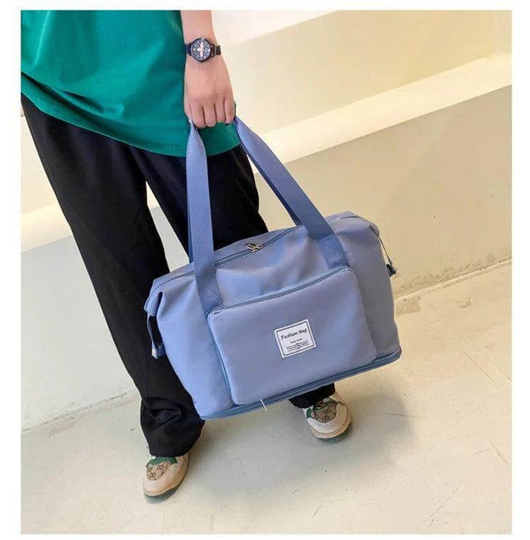 Water-Proof Foldable Travel Bag With Duffle Pockets.